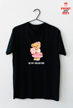 T-shirt bear valentine pink