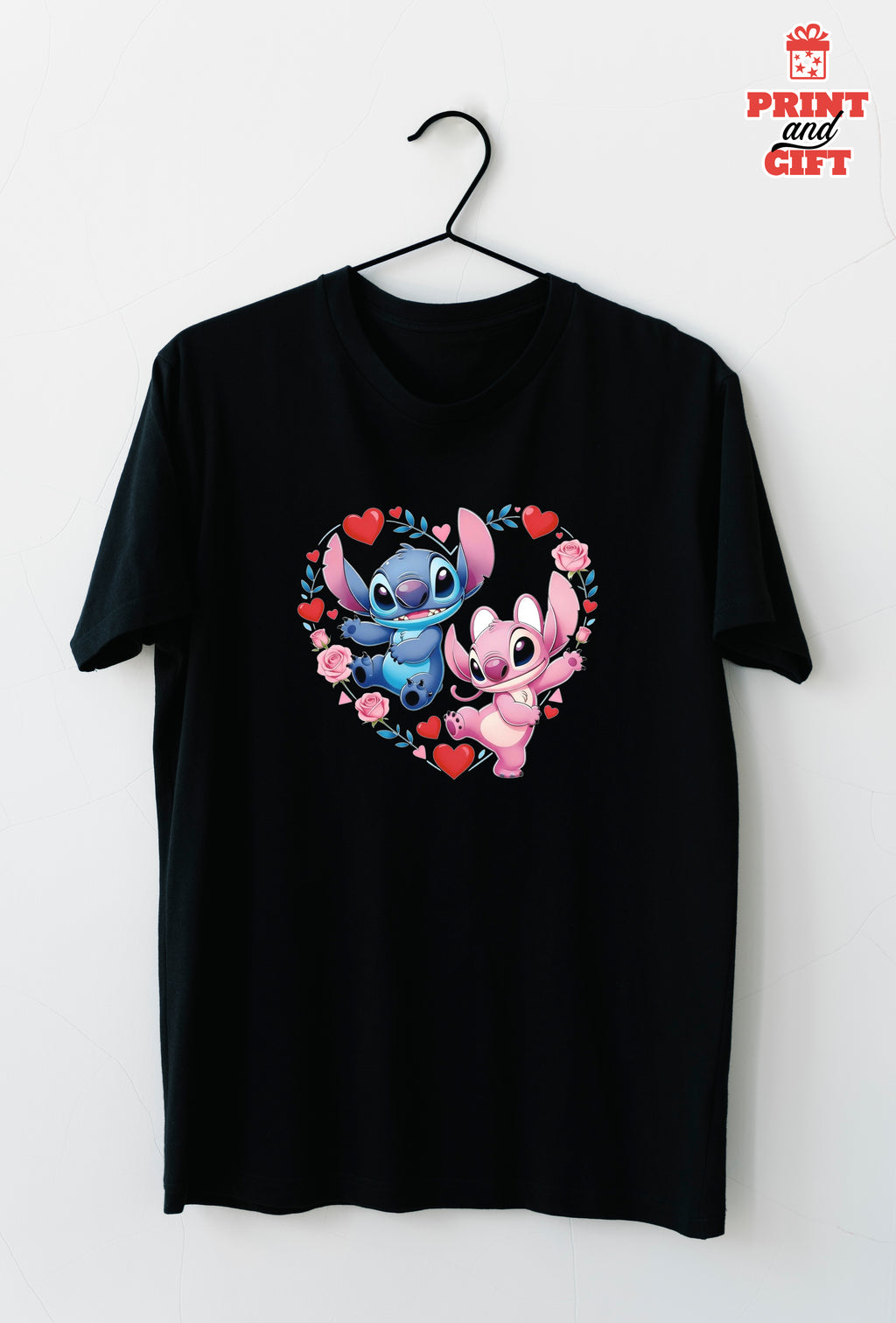 T-shirt Stitch & Lilo Valentine