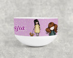 Κεραμικό μπολ με σχέδιο santoro και όνομα
