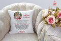 Διακοσμητικό μαξιλάρι 40χ40 με φωτογραφία και ευχή