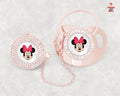Βρεφική πιπίλα ρόζ minnie