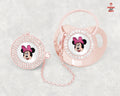 Βρεφική πιπίλα ροζ  minnie mouse