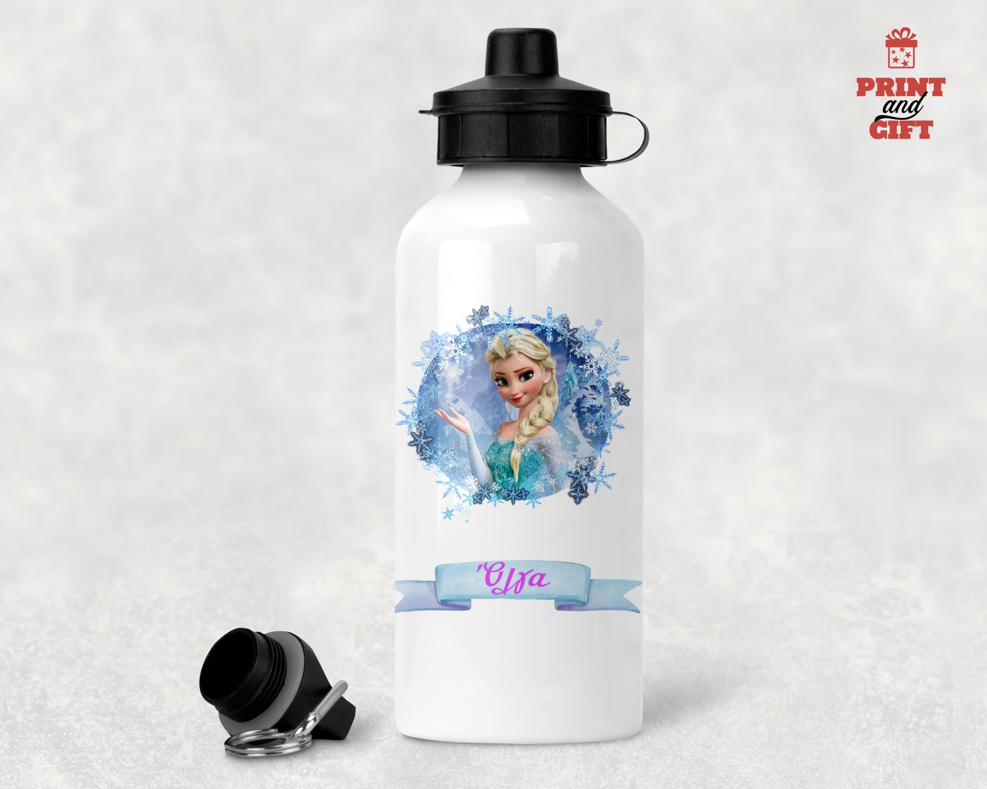 Μπουκάλι Αλουμνίου με 2πλό καπάκι frozen