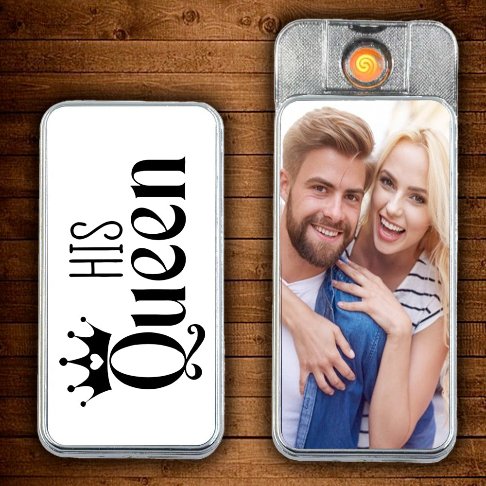 Ηλεκτρονικός αναπτήρας με φωτογραφία και σχέδιο His Queen