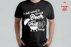 T-shirt drink beer