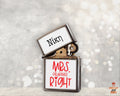Αναπτήρας τύπου zippo με κείμενο "mrs. always right"