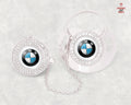 Βρεφική πιπίλα ασημί με σήμα bmw